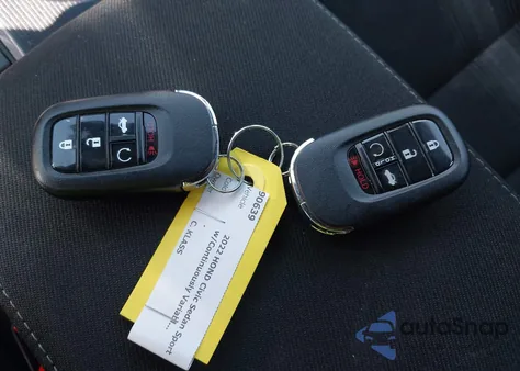 2022 Honda Civic Sport z USA, uszkodzony, nr VIN 2HGFE2F55NH587553